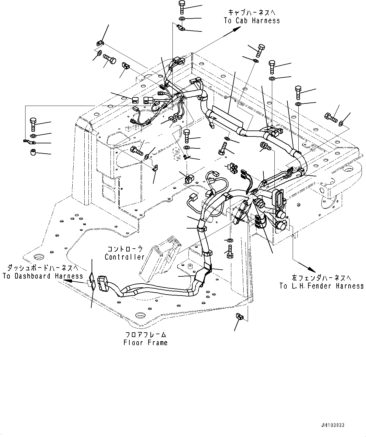 Жгут проводов 17A-06-43622 KOMATSU