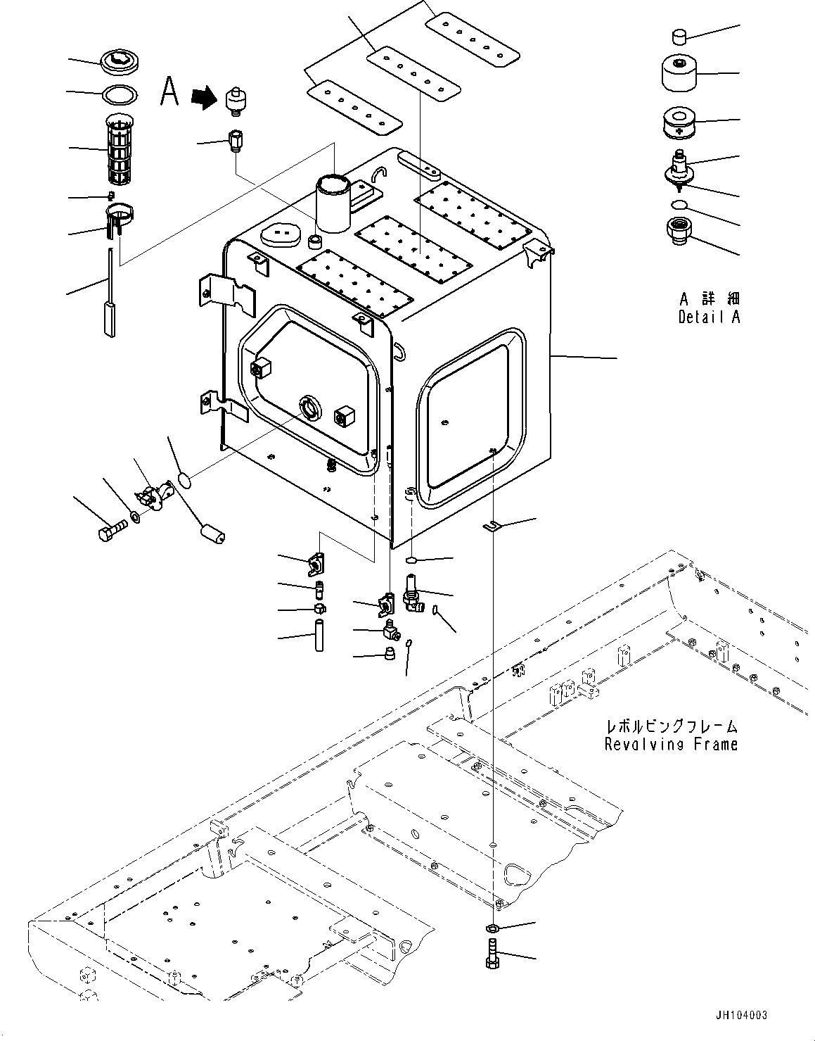 Бак 20Y-04-45111 KOMATSU