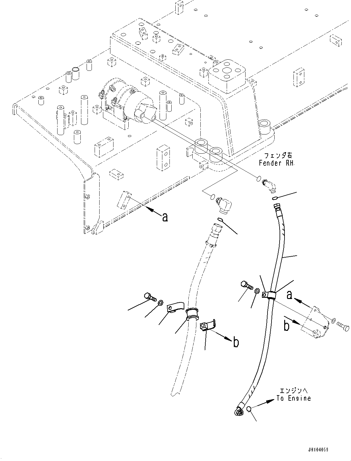 Шланг 02772-00411 KOMATSU