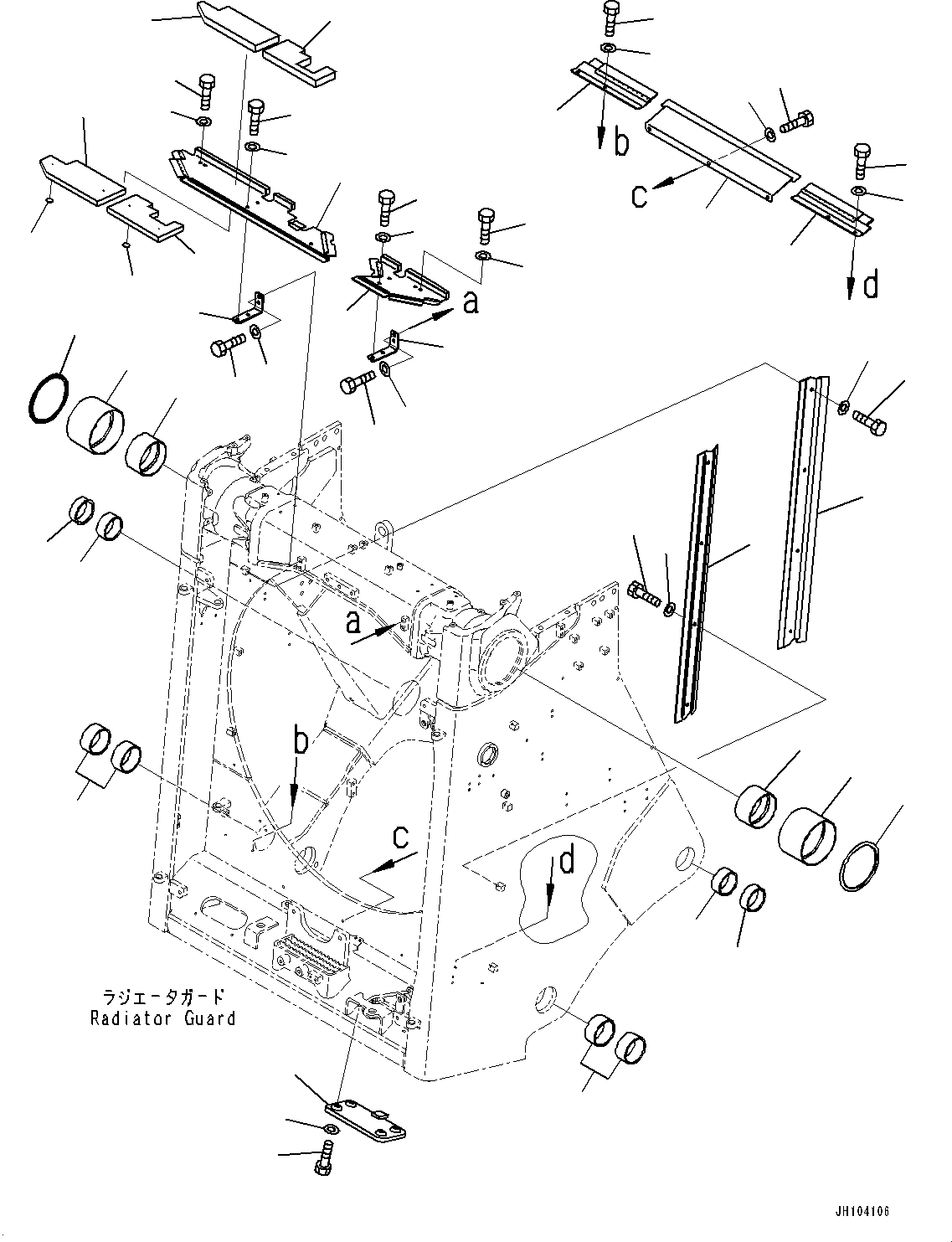 Лист 198-862-4740 KOMATSU