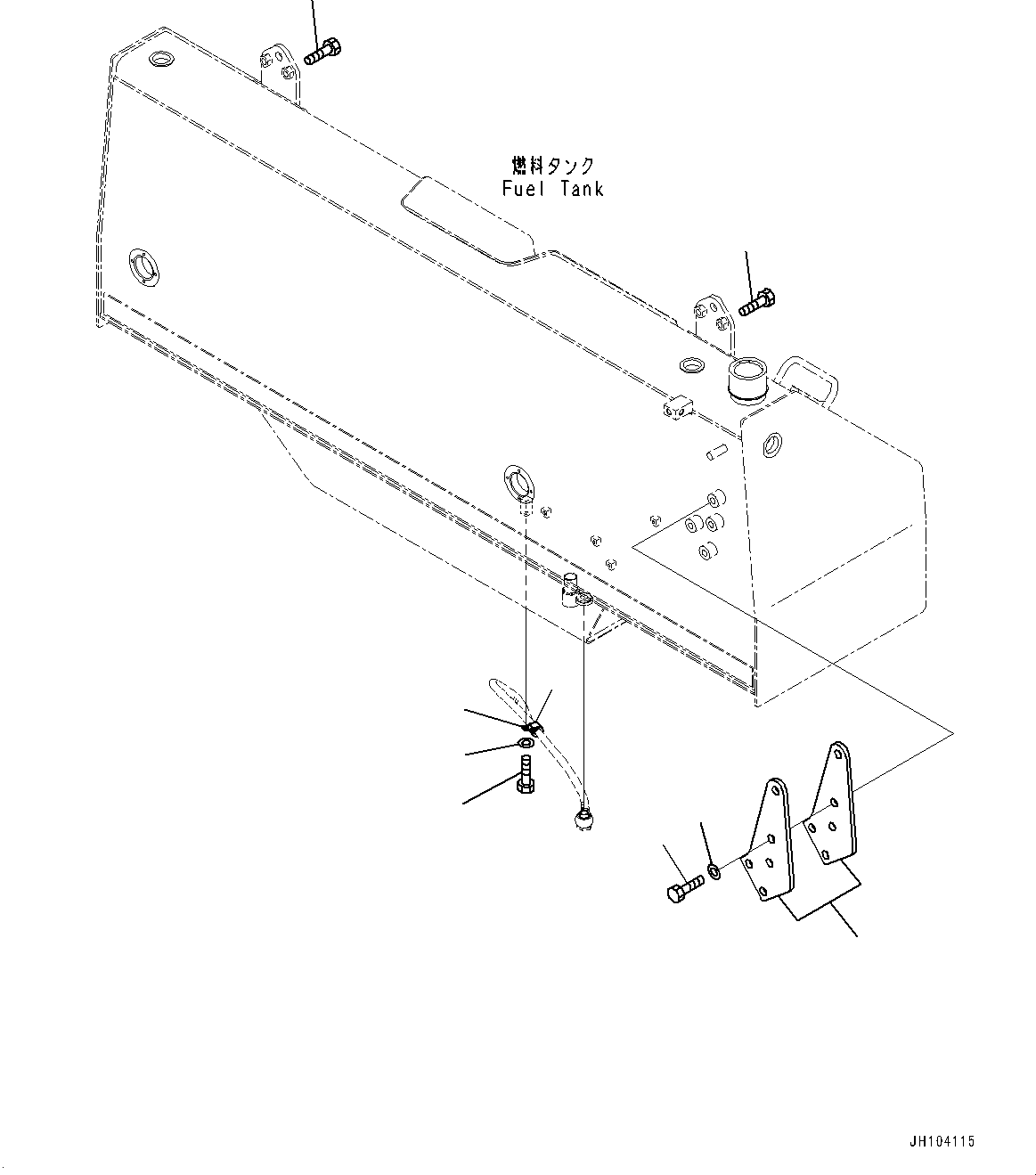 Пластина 198-04-75140 KOMATSU