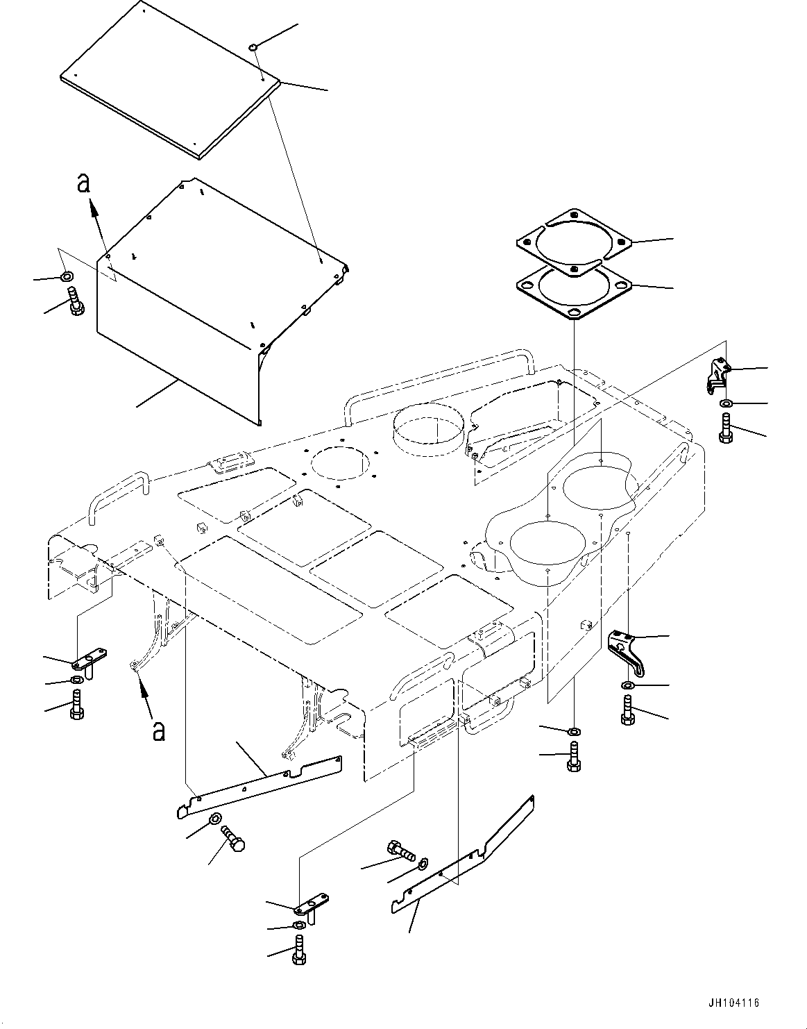 Duct Assembly 198-54-87161 KOMATSU