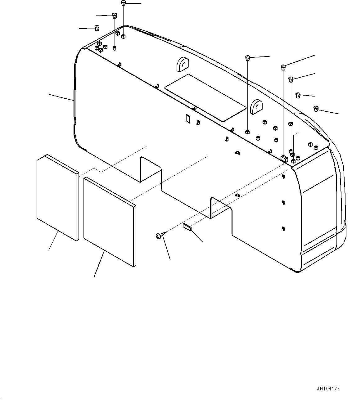 Лист 2A8-46-11160 KOMATSU