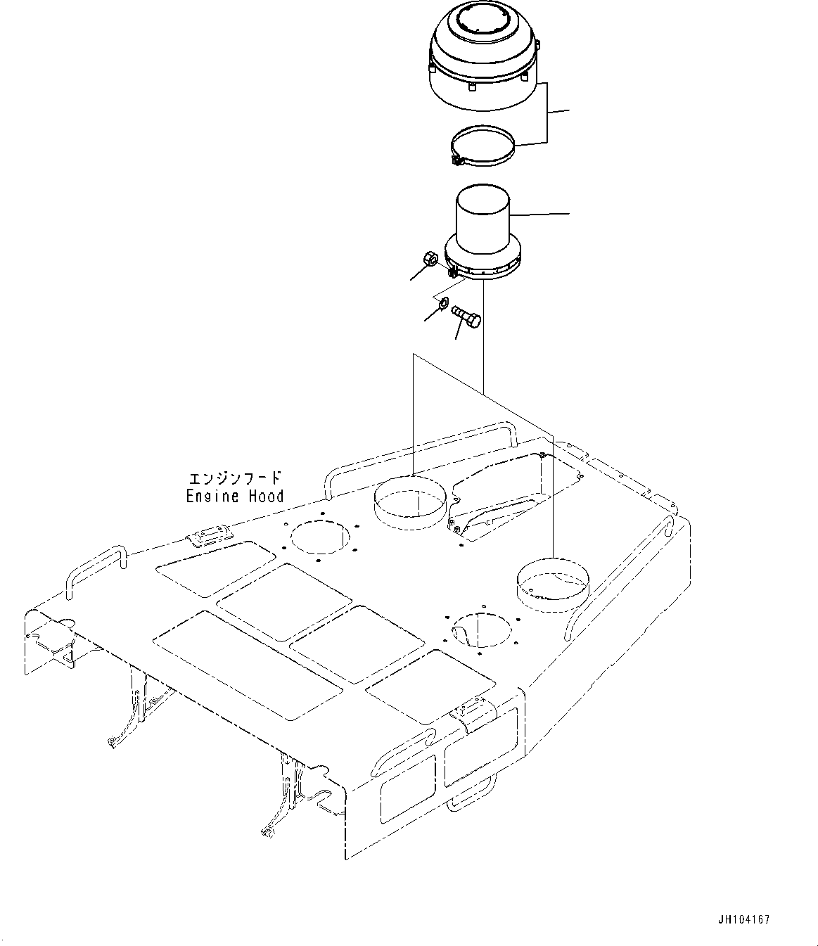 Cleaner Assembly 198-01-51320 KOMATSU
