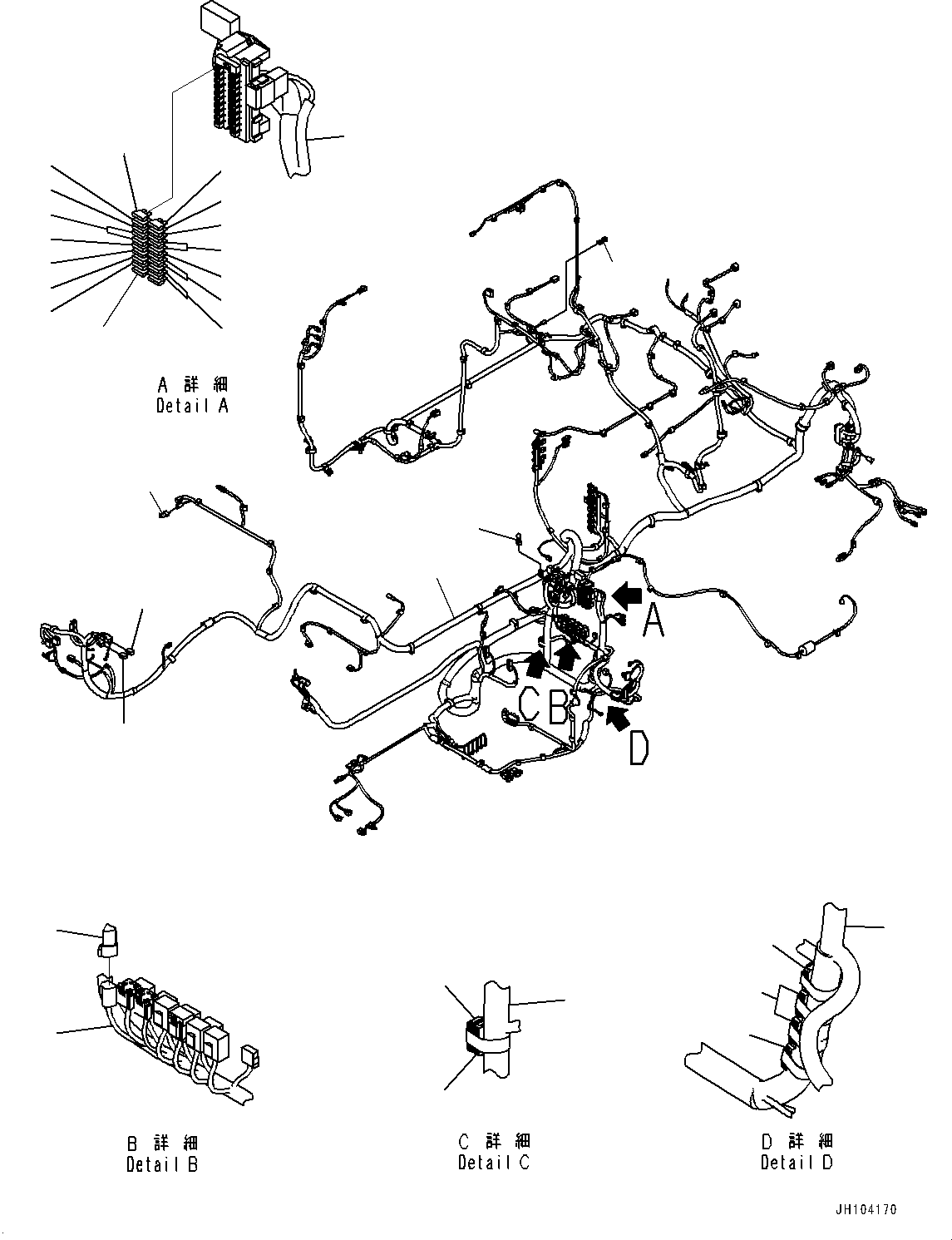 Жгут проводов 2A8-06-11112 KOMATSU