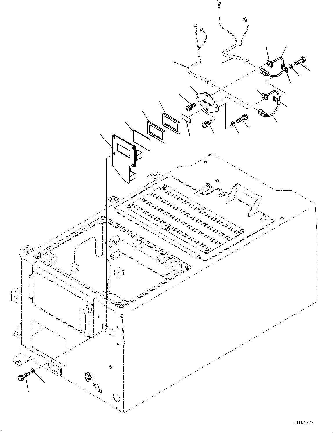Пластина 198-06-86540 KOMATSU