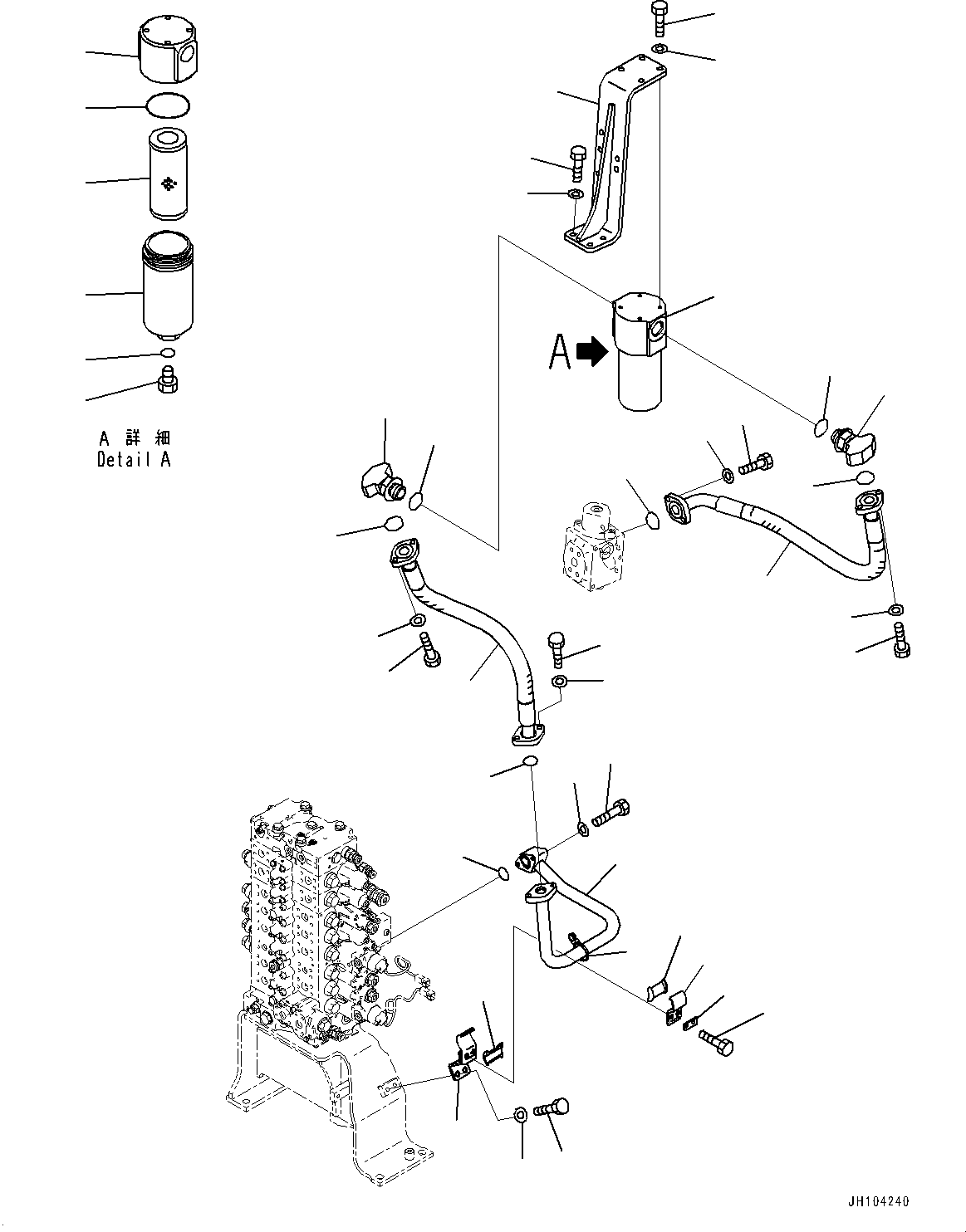 Шланг 2A6-62-21760 KOMATSU