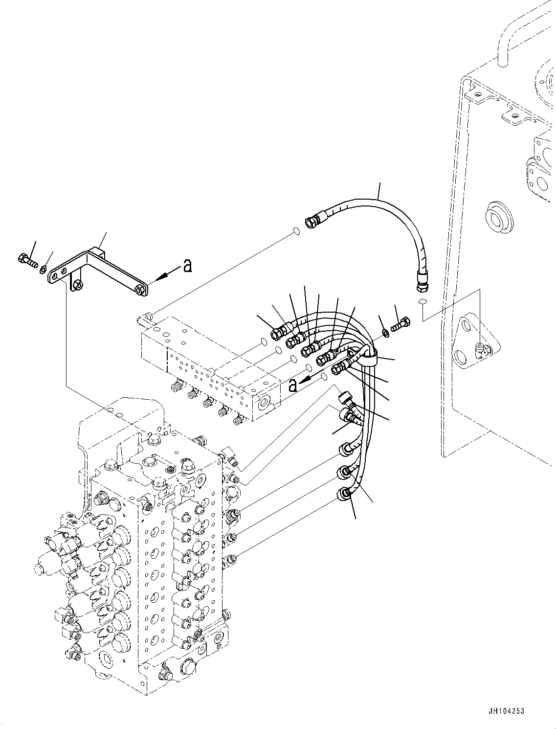 Шланг 198-61-85481 KOMATSU