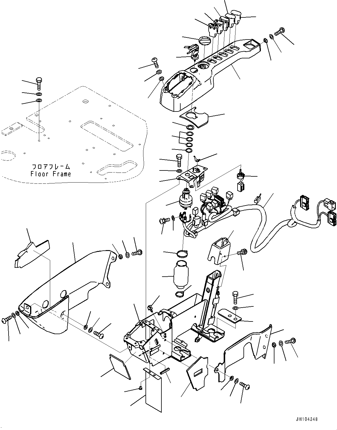 Жгут проводов 2A6-06-21761 KOMATSU