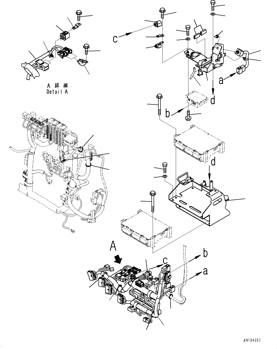 Кронштейн в сборе 2A5-53-28251 KOMATSU