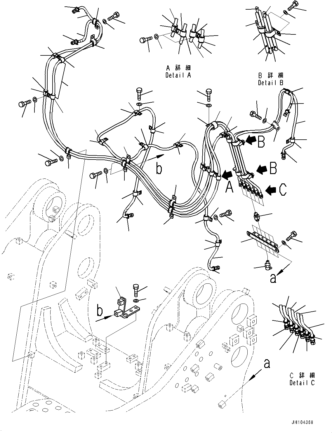 Шланг 198-68-22360 KOMATSU