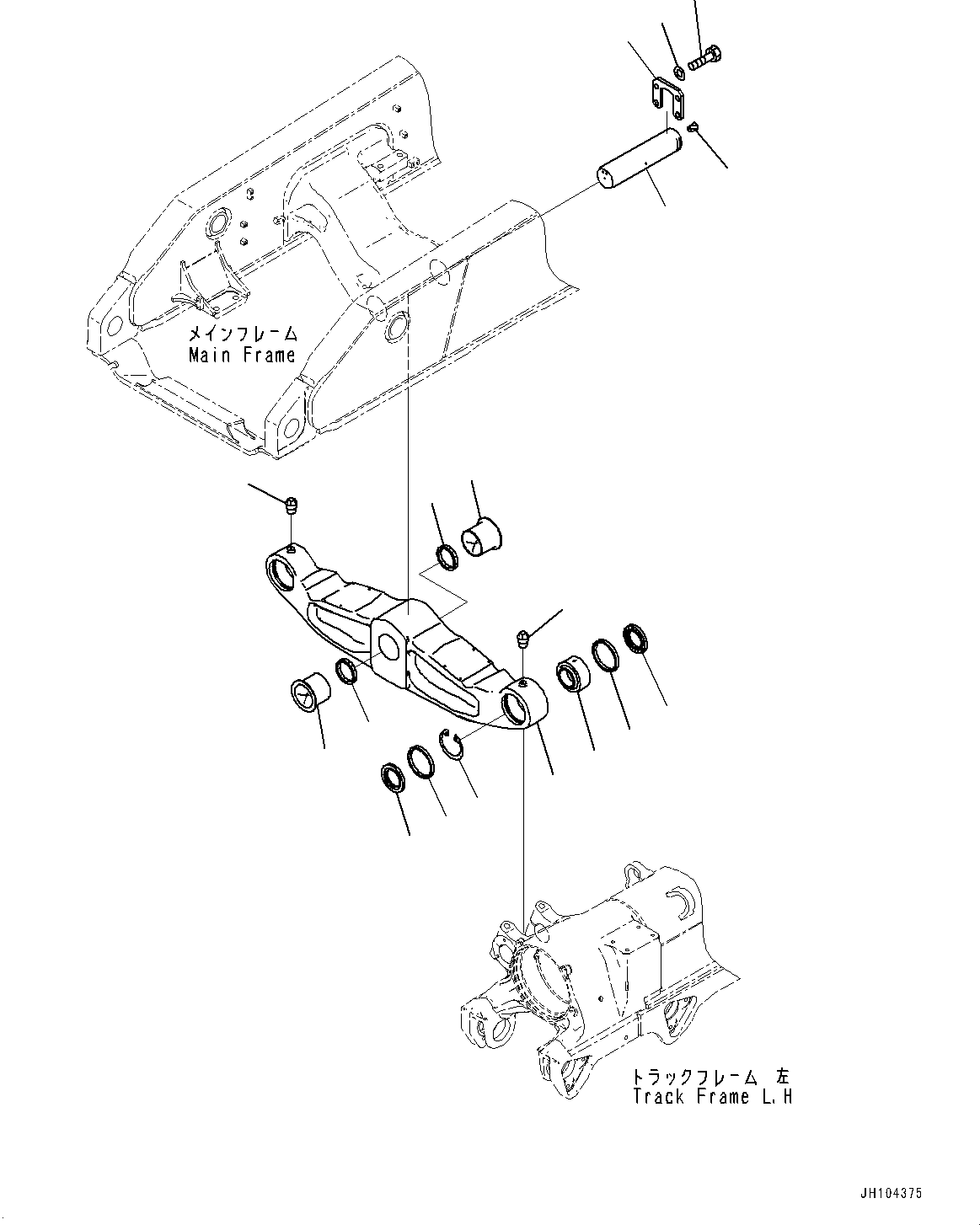 Bar Assembly 198-50-00531 KOMATSU
