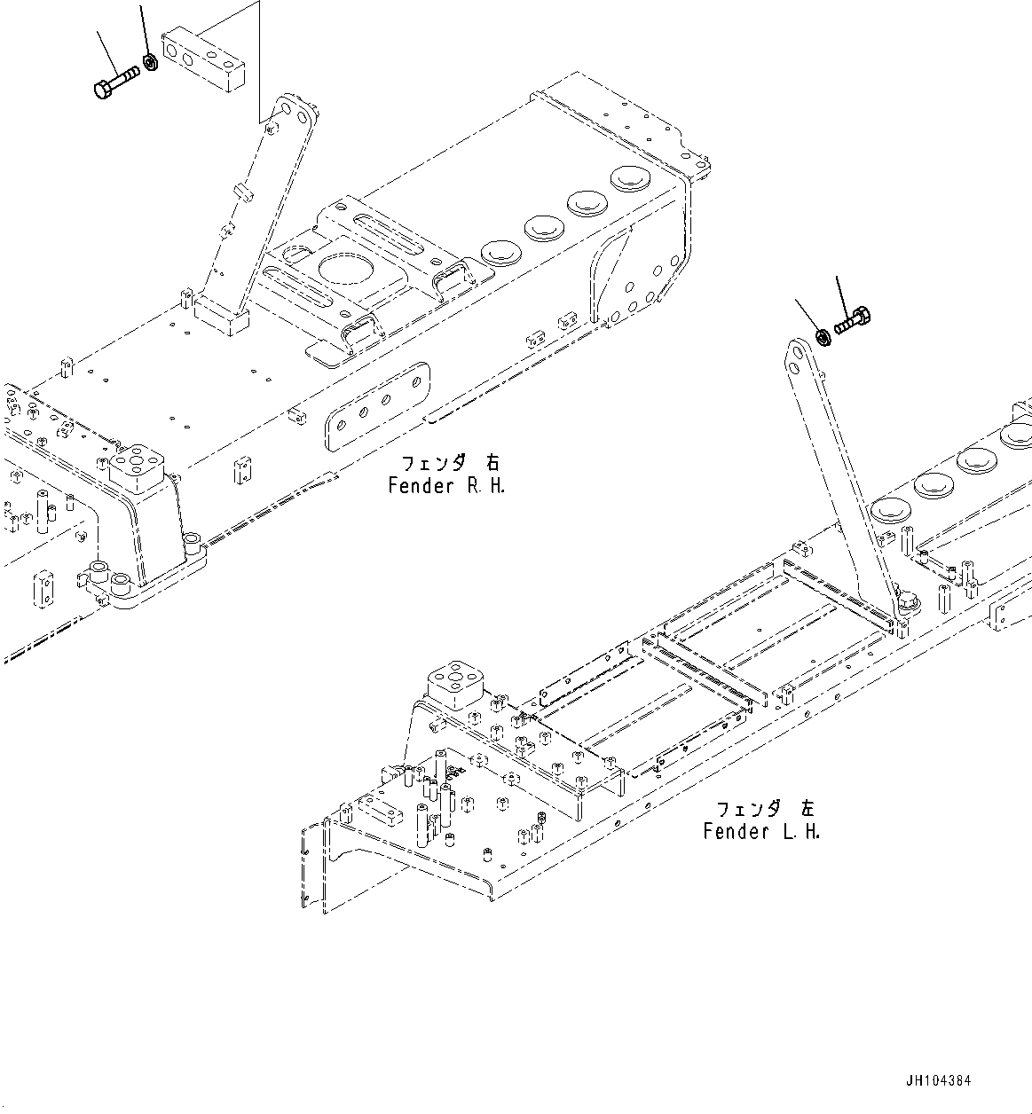 Болт 01011-83355 KOMATSU