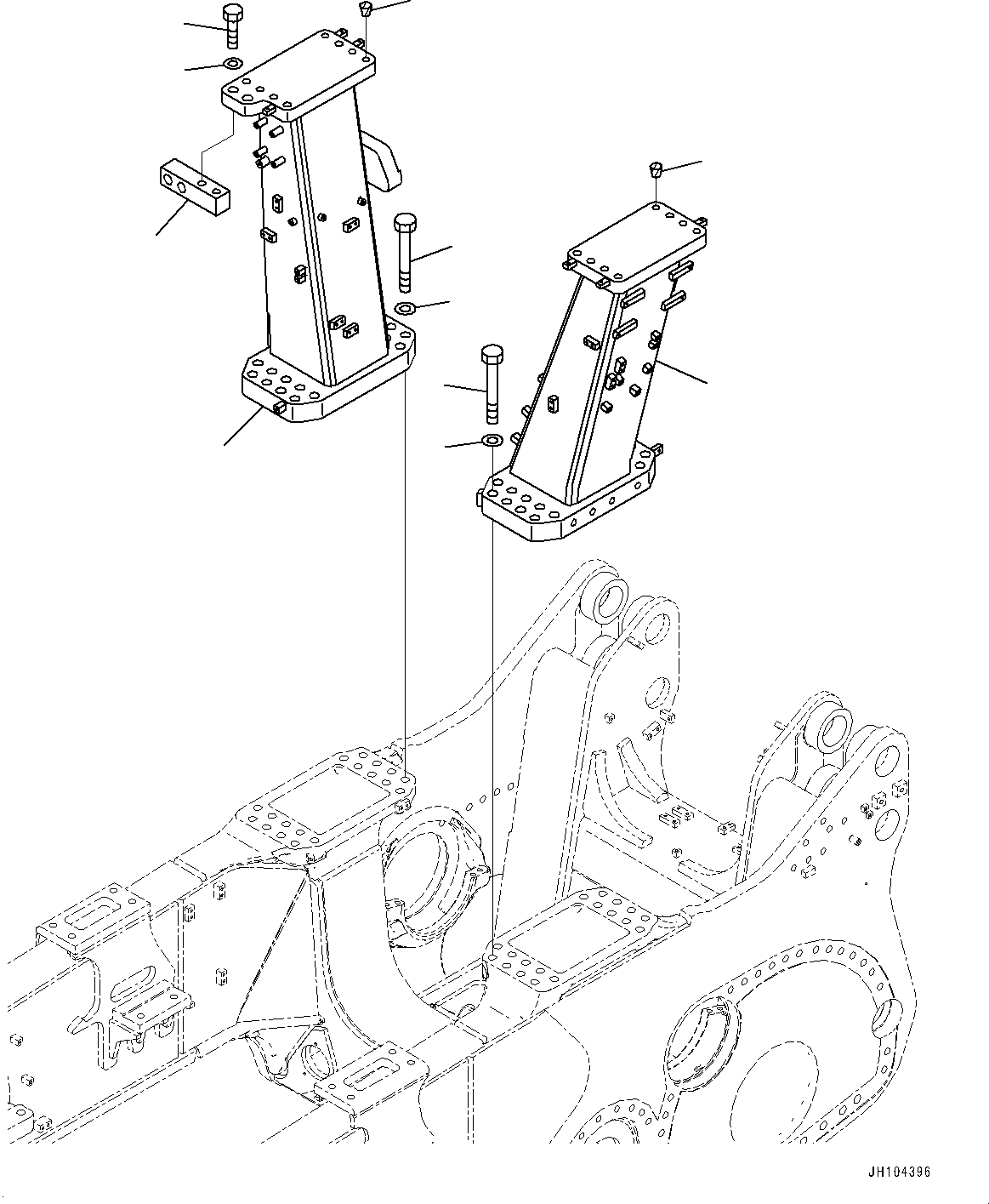 Пластина 198-54-85890 KOMATSU