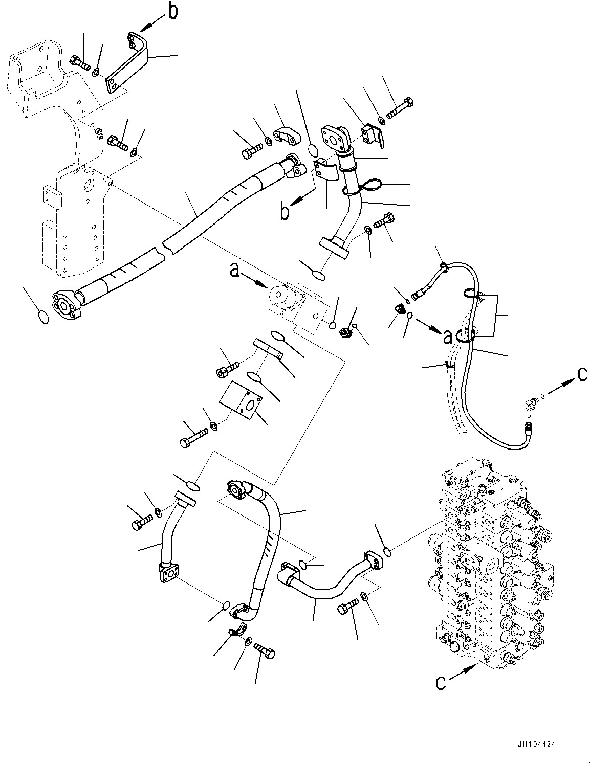 Шланг 2A7-62-87350 KOMATSU