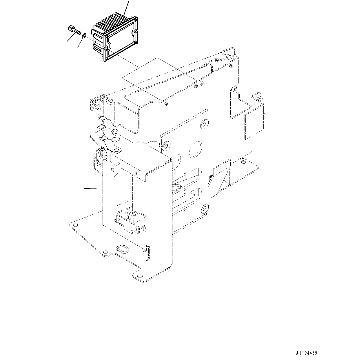 Bracket(Cab Electrical Unit,Circuit Breaker) (198-06-84621) KOMATSU