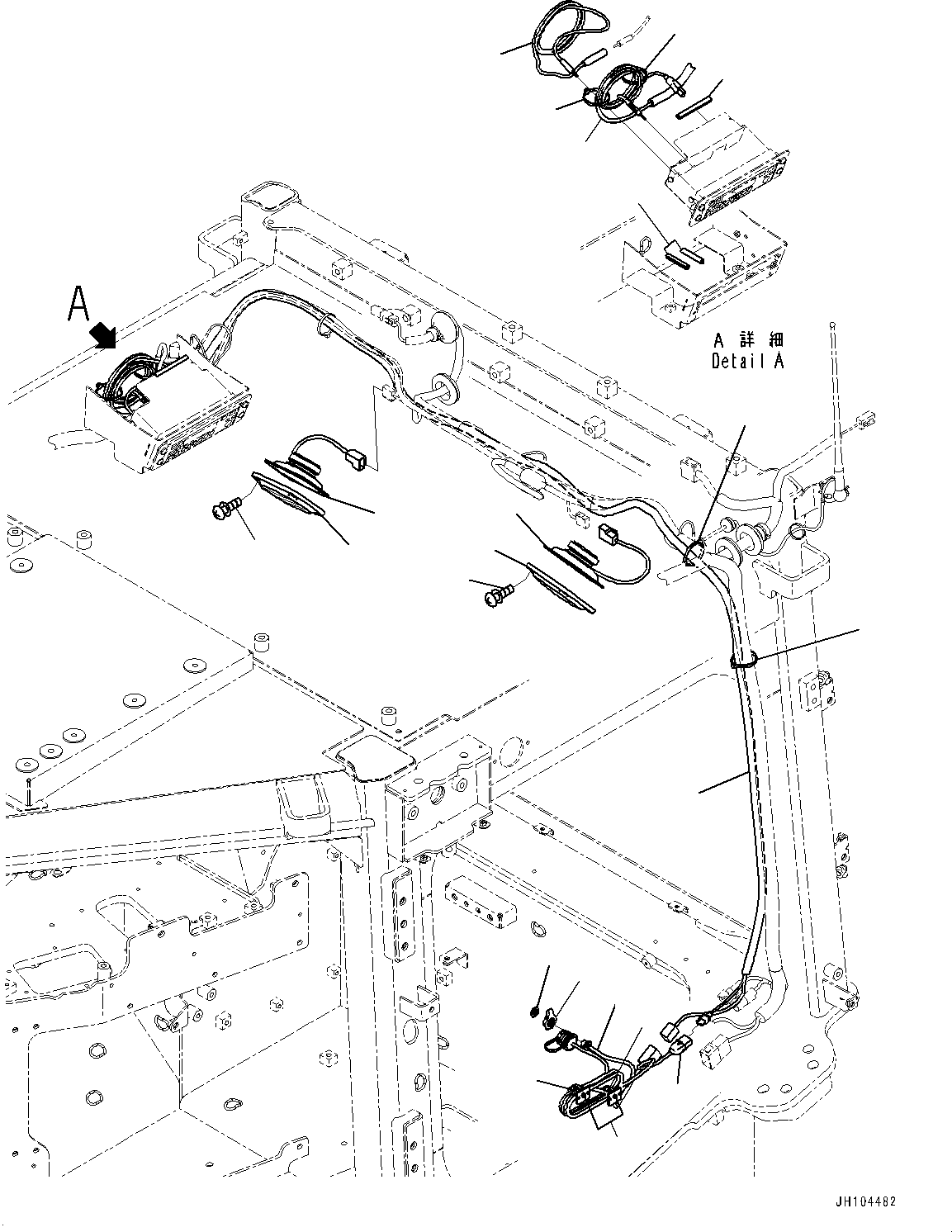 Жгут проводов 198-06-84631 KOMATSU