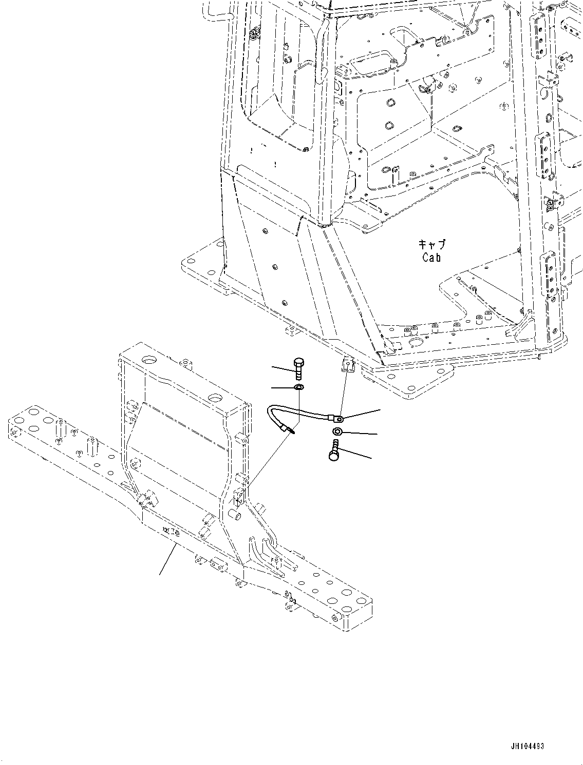 Bracket(Fender,Bracket,Noise Reduction Arrangement) (198-862-3251) KOMATSU