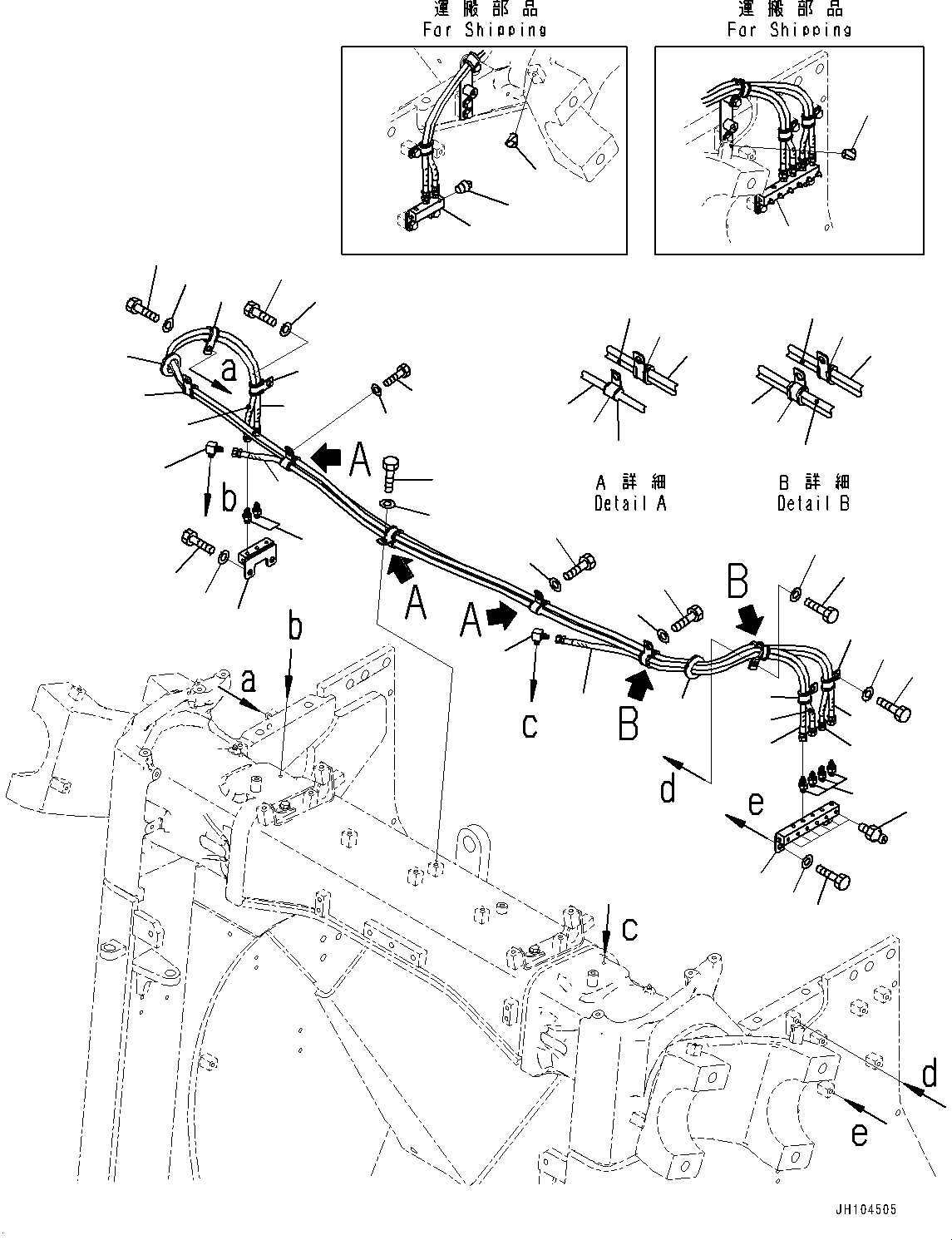 Шланг 198-68-21241 KOMATSU