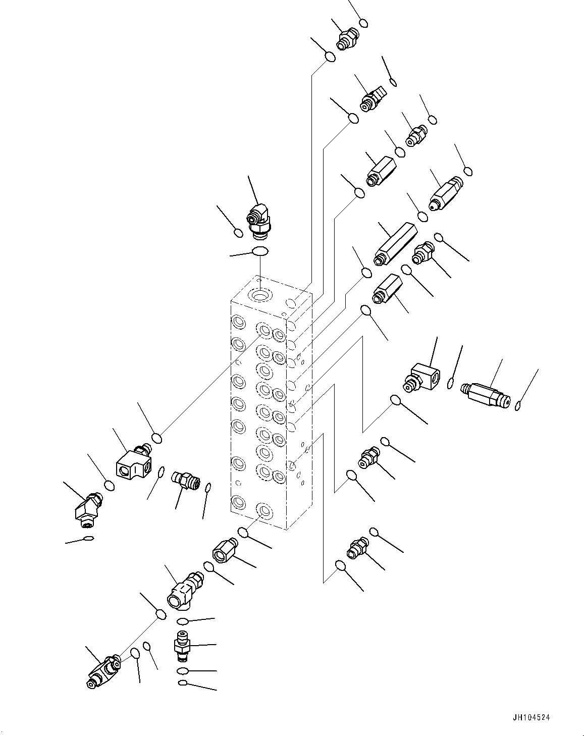 Клапан в сборе 2A7-62-K3751 KOMATSU
