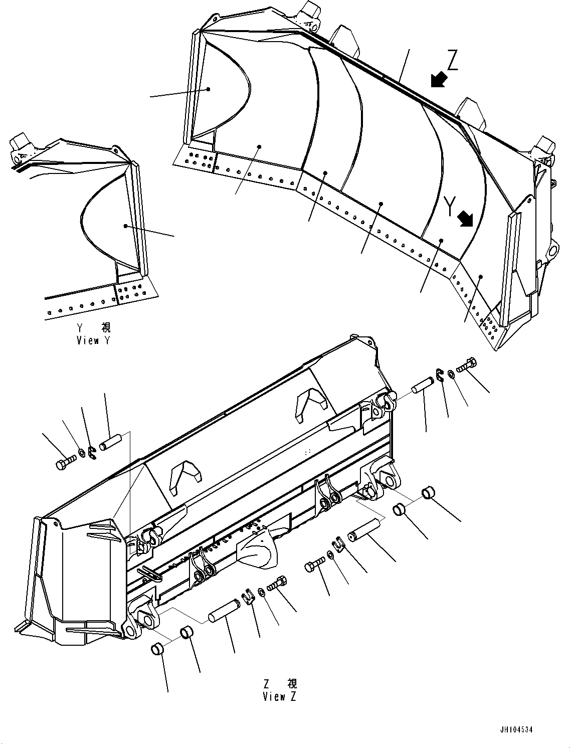 Пластина сварная 198-72-85220 KOMATSU