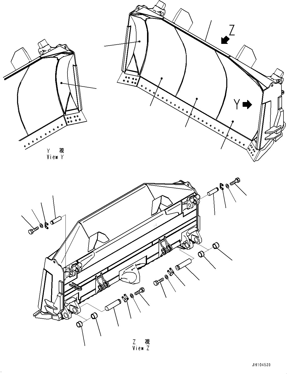 Пластина сварная 198-71-63451 KOMATSU