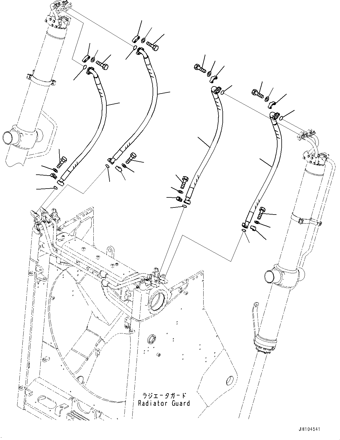 Шланг 07098-01216 KOMATSU