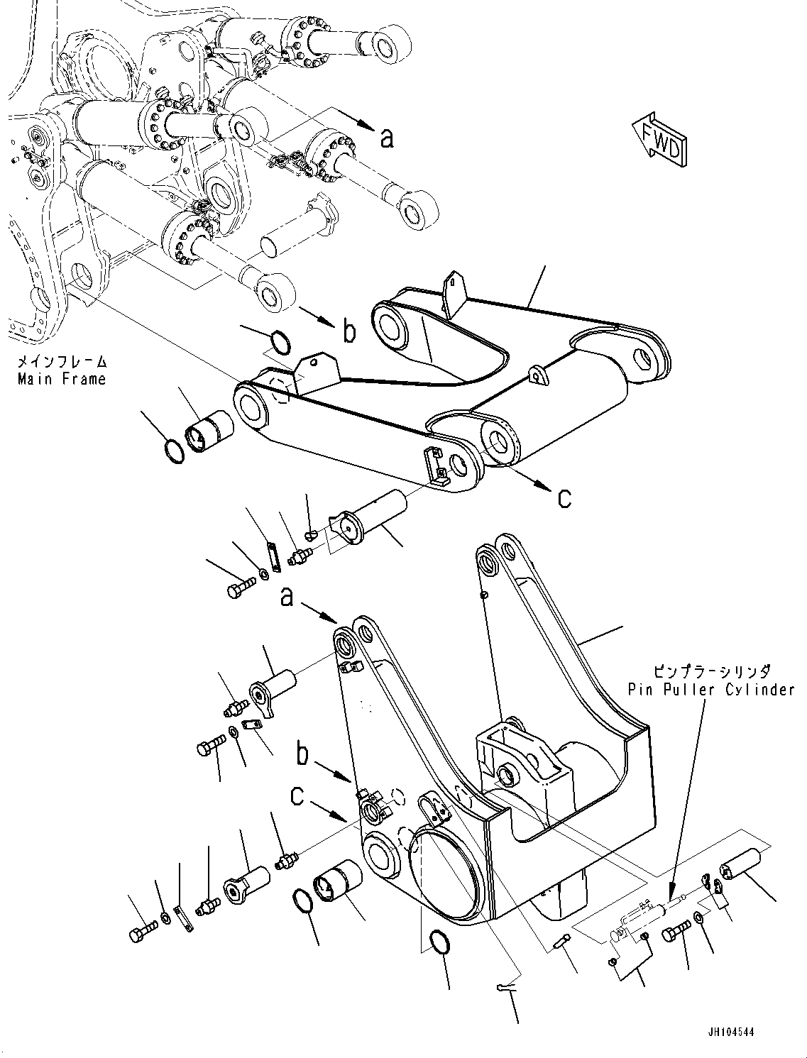 Beam 198-79-65221 KOMATSU