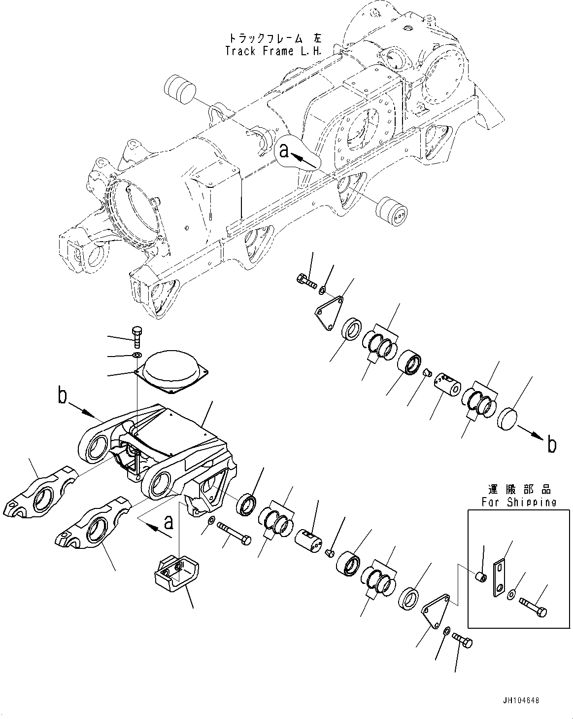 Bogie Assembly 198-30-07331 KOMATSU