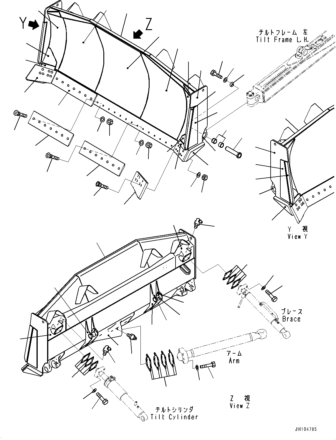 Щётка стеклоочистителя 17A-71-41611 KOMATSU