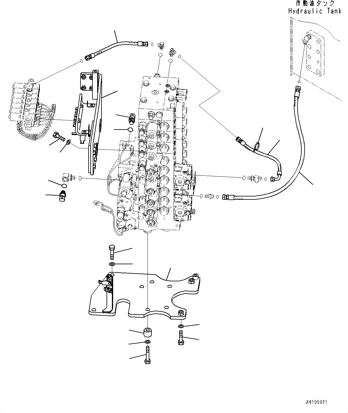 Шланг в сборе 22U-62-54890 KOMATSU