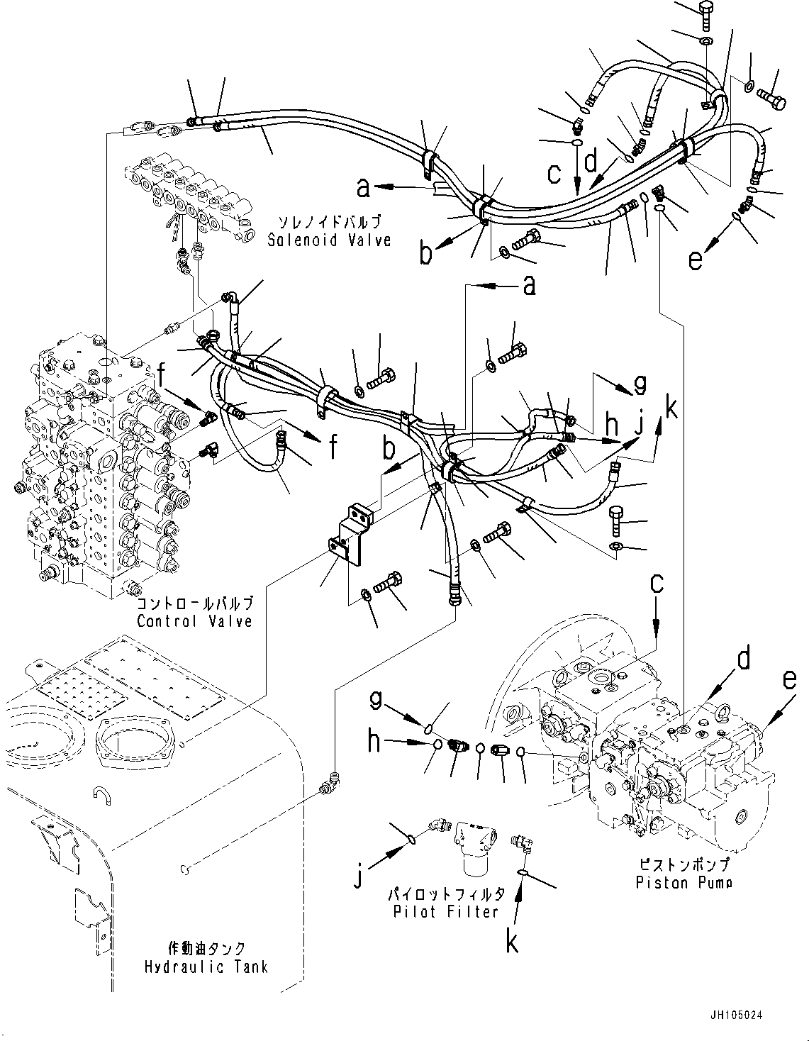 шланг 02771-10320 KOMATSU