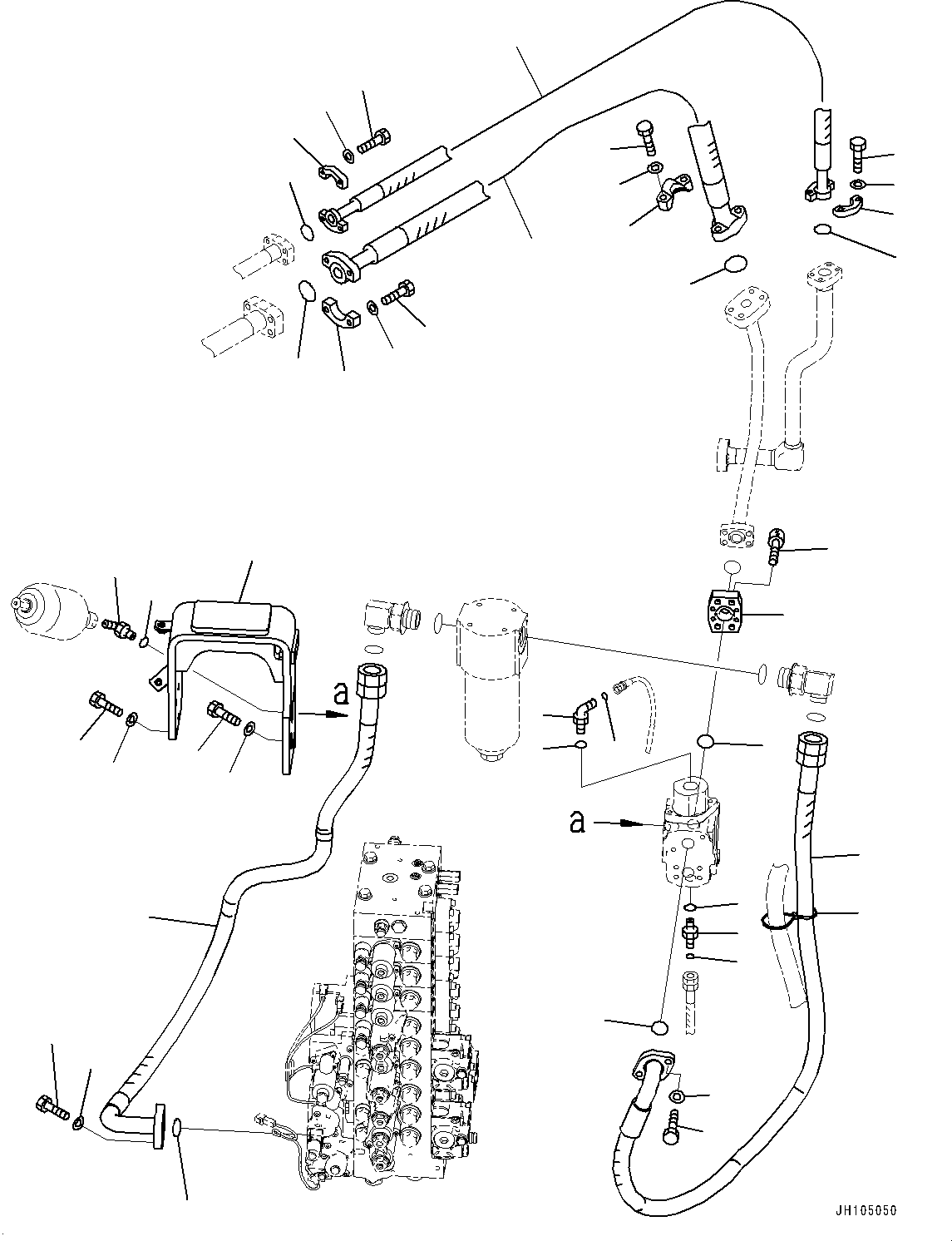 Шланг 22U-62-56340 KOMATSU