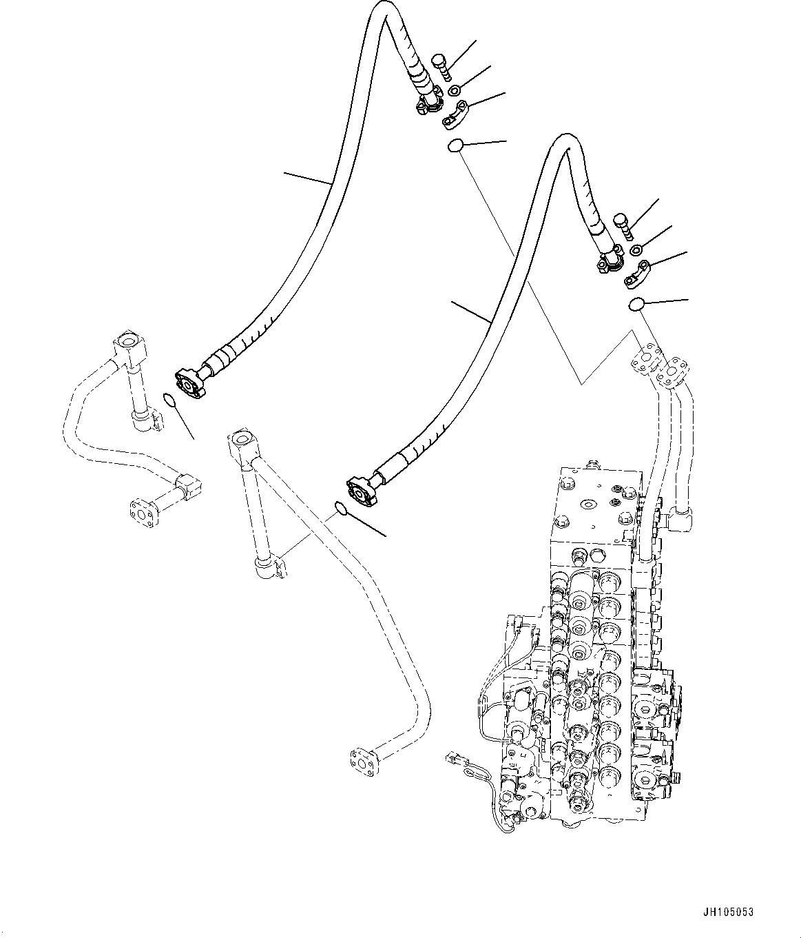 Шланг 22U-62-56360 KOMATSU