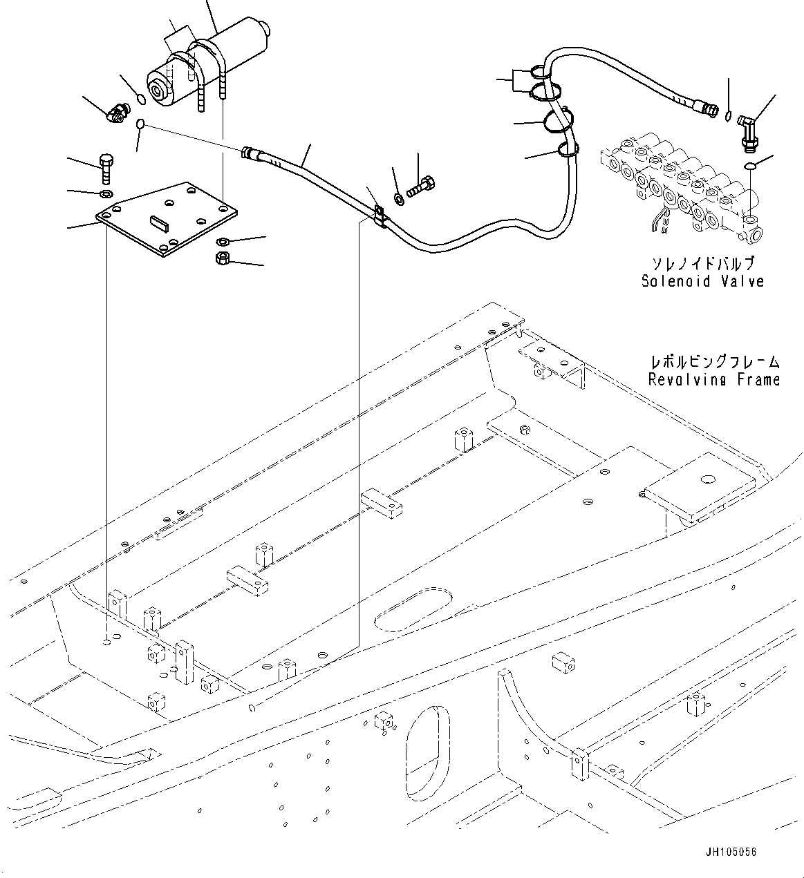 Шланг 208-62-74880 KOMATSU