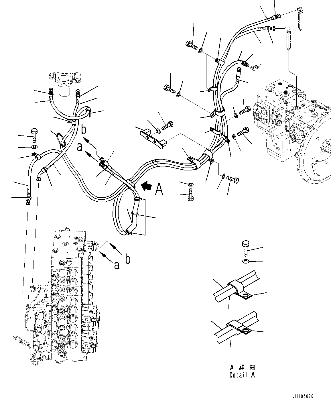 Шланг 22U-64-83480 KOMATSU