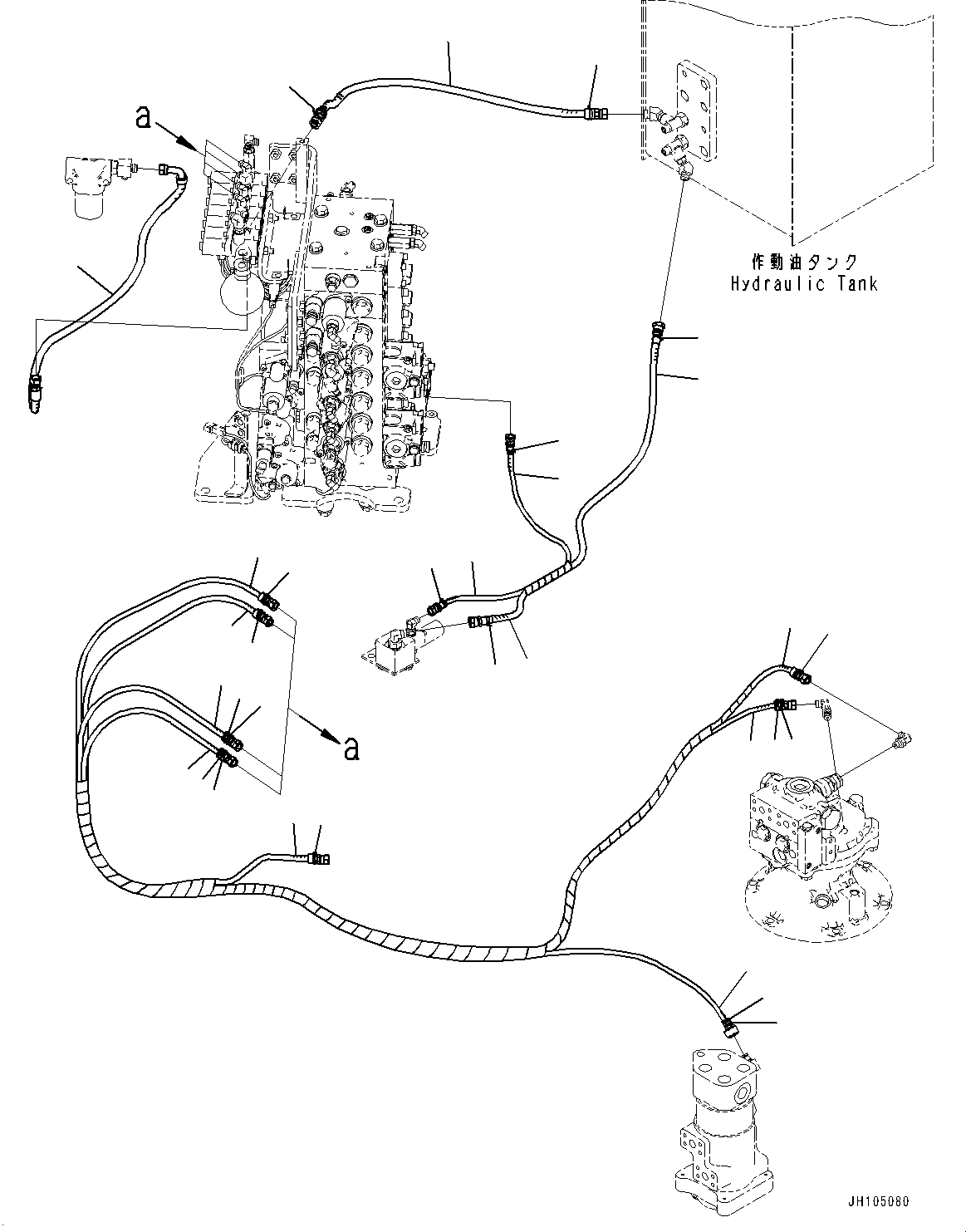Шланг 22U-62-K2620 KOMATSU