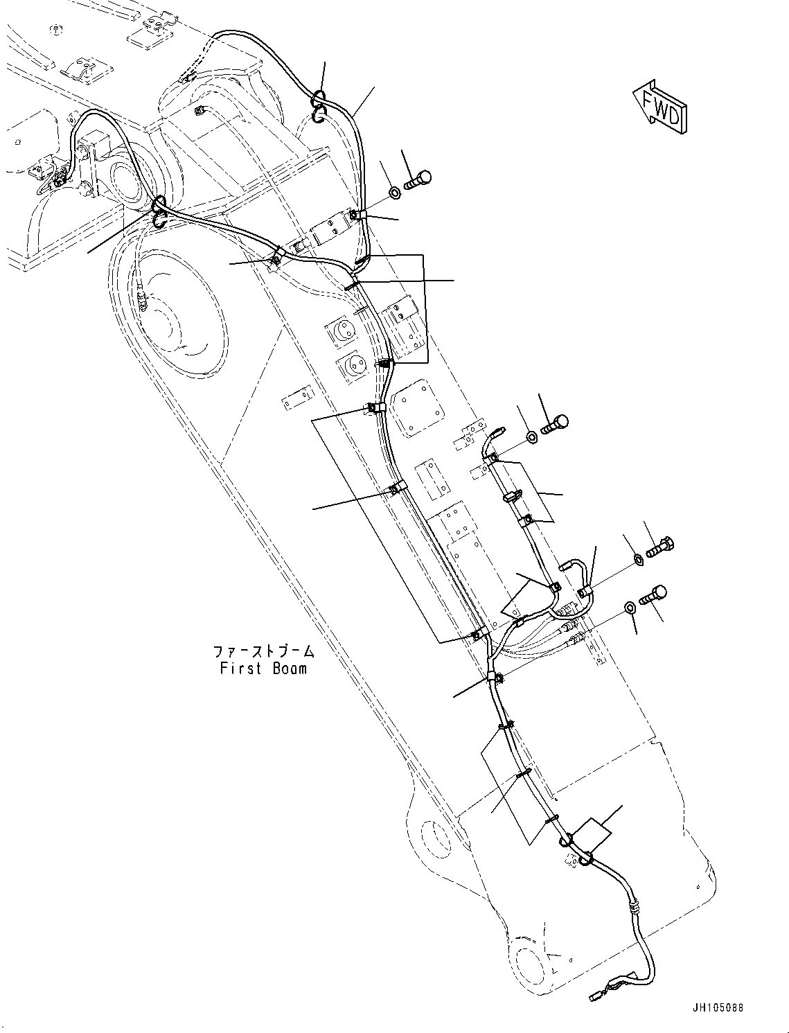 Жгут проводов 22U-06-52211 KOMATSU