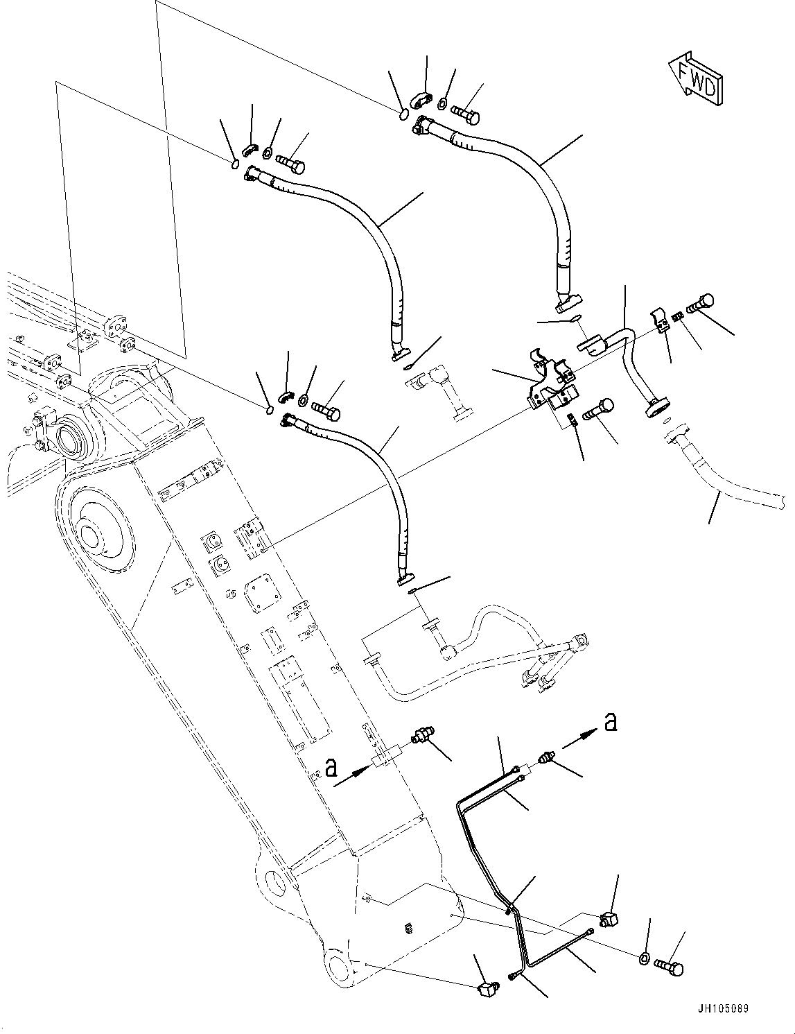 Кронштейн 22U-62-57331 KOMATSU
