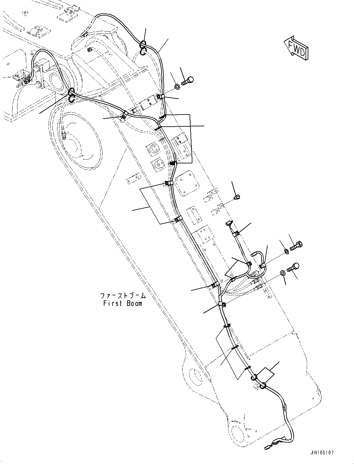 Жгут проводов 22U-06-52270 KOMATSU