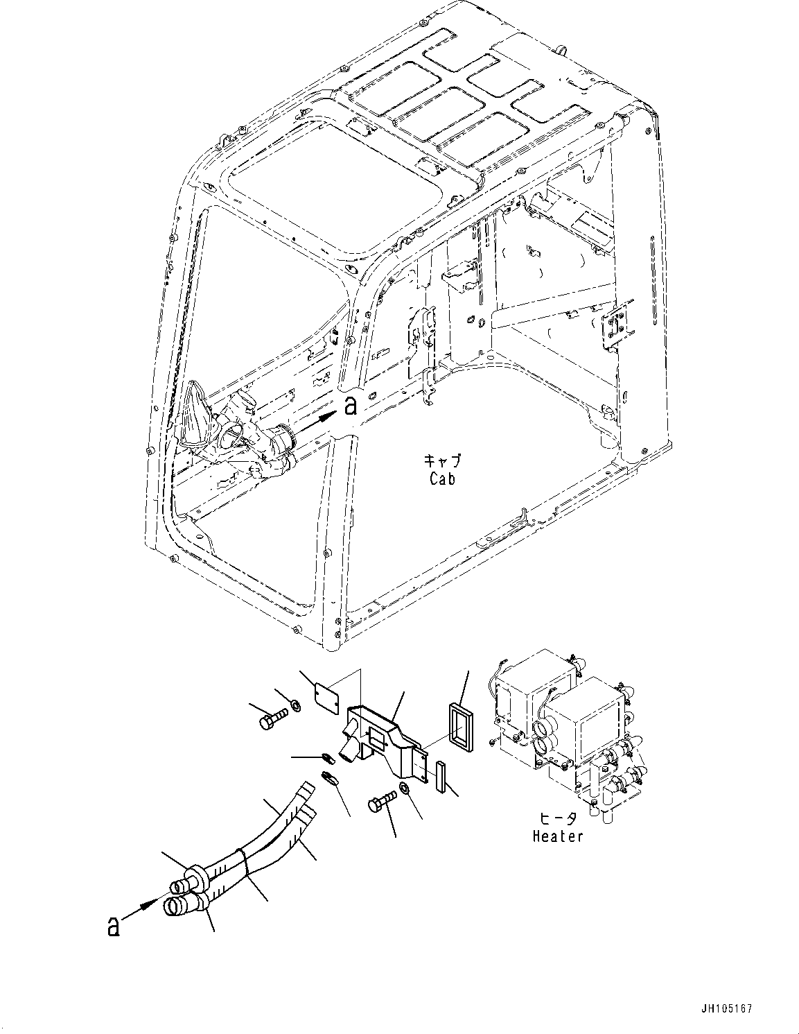 Воздуховод 208-53-16271 KOMATSU
