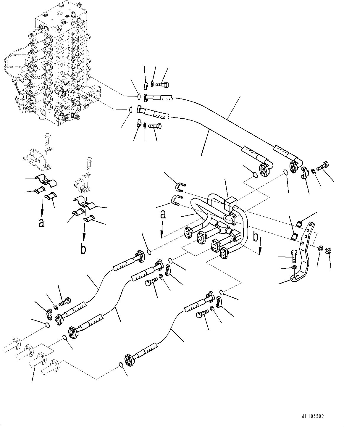 Шланг 22U-62-56530 KOMATSU