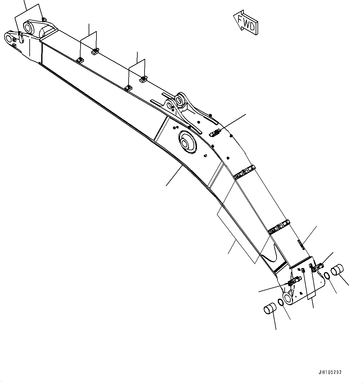 Boom Assembly 208-70-01560 KOMATSU