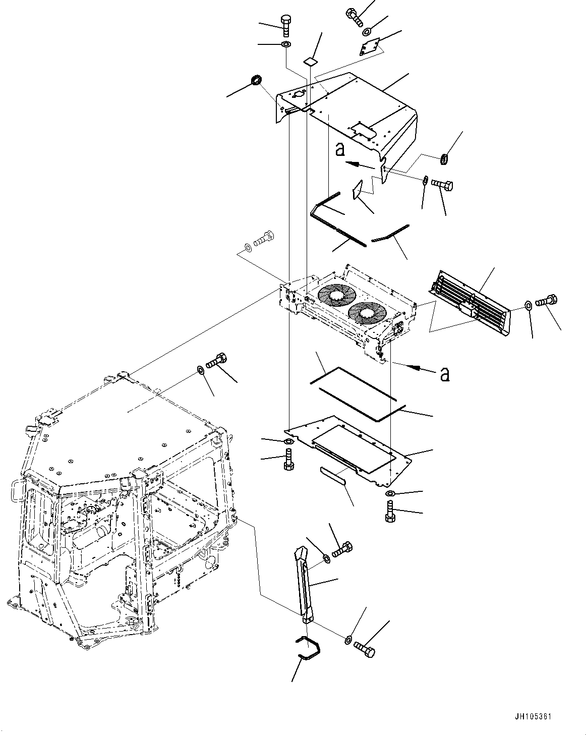 Крышка 17A-Z11-6790 KOMATSU