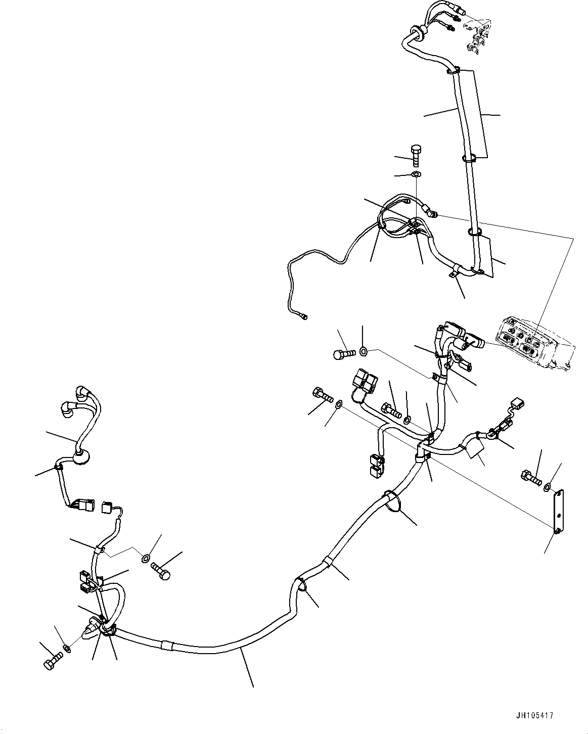 Жгут проводов 17A-06-64970 KOMATSU