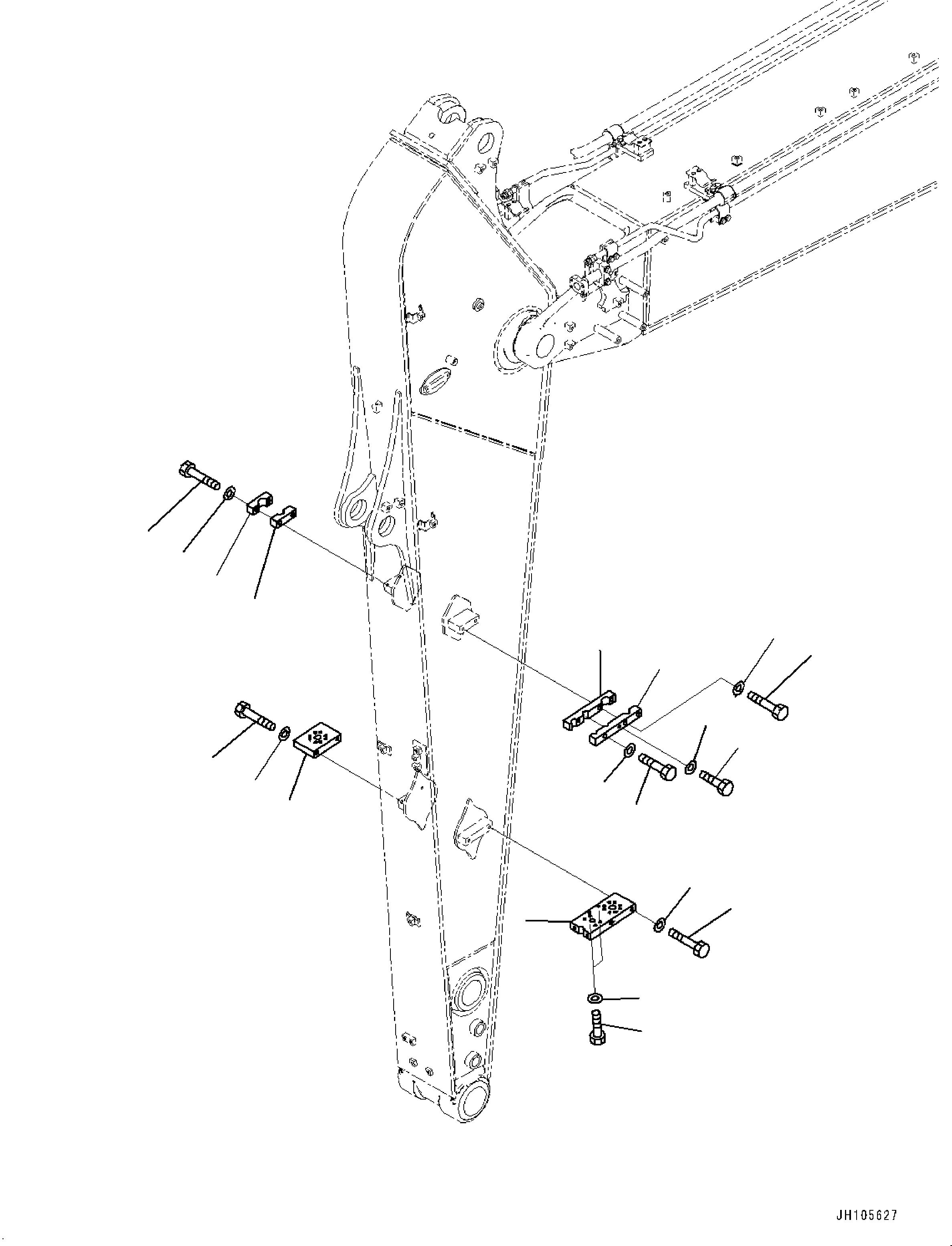 Блок 2A6-70-K1391 KOMATSU