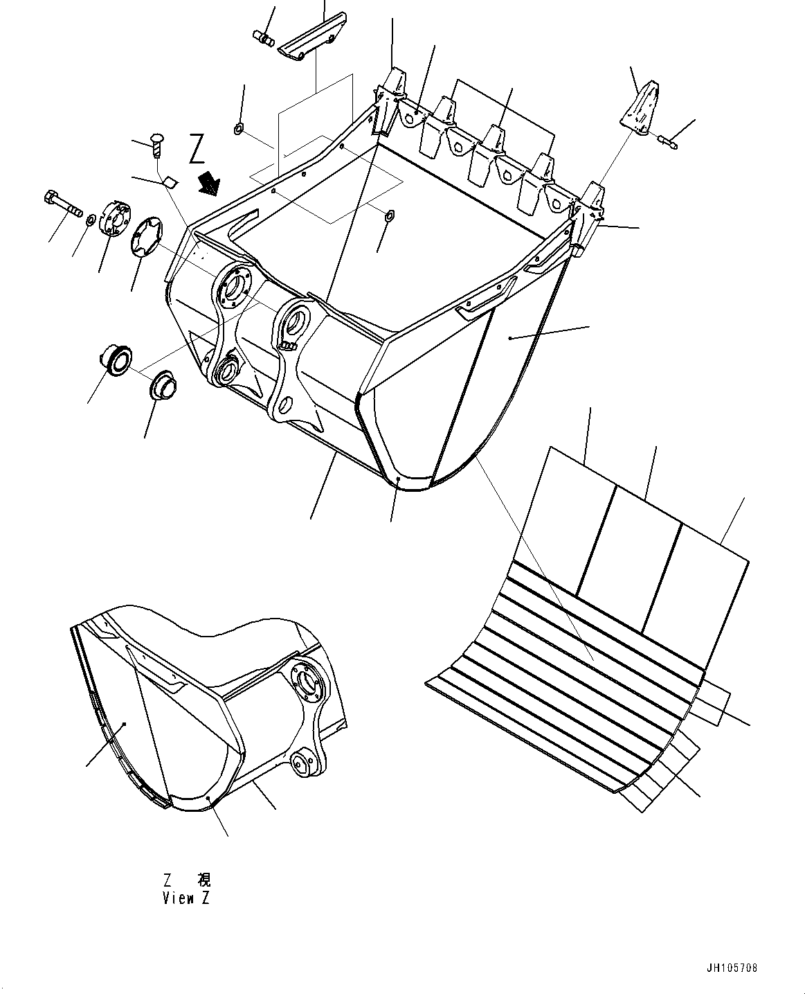 Plate, Welded, (Kit : K13) 2A8-934-1F40 KOMATSU