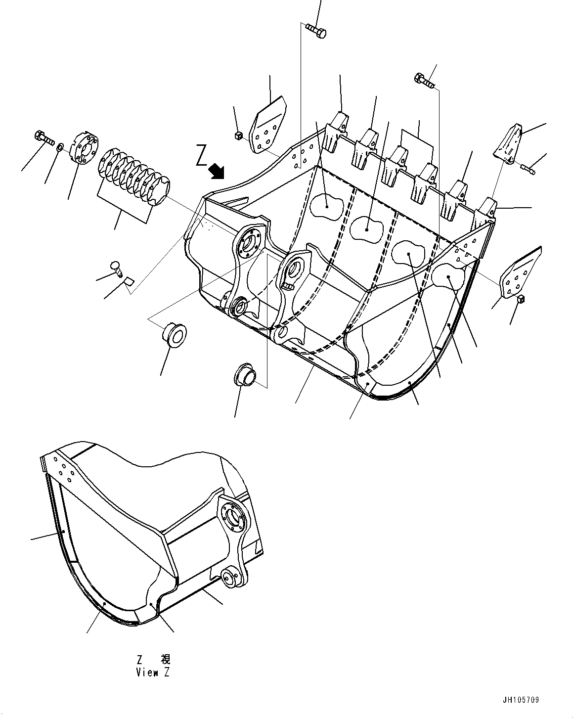 Plate, Welded, (Kit : K15) 2A8-934-1P80 KOMATSU