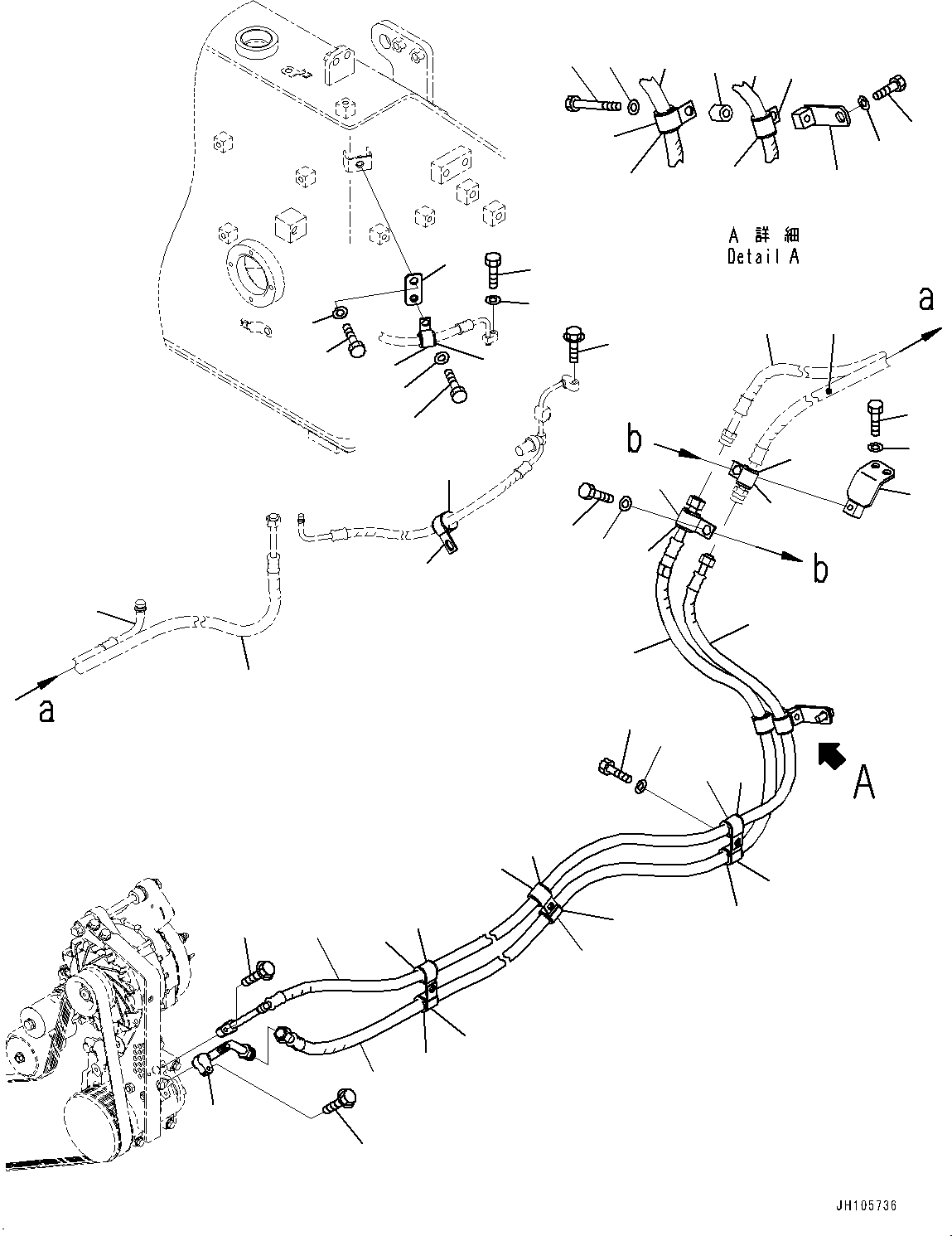 Шланг 17A-911-7221 KOMATSU