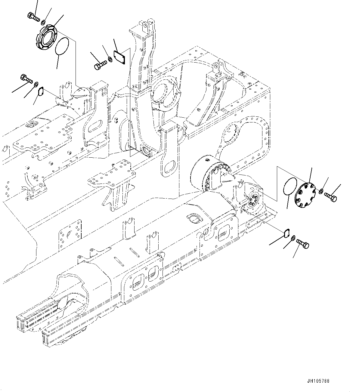 Пластина 17A-61-52310 KOMATSU